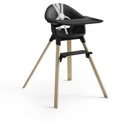 Stokke Hochstuhl , Naturfarben, Schwarz , Holz, Kunststoff , Buche , Hartholz , 56x82.5x69 cm , Fußstütze verstellbar, Essbrett abnehmbar, 5-Punkt-Gurt, Snacktablett , Holzmöbel, Sitzgelegenheiten Holz, Hochstühle und Tischsitze Holz