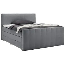 Boxspringbett Malaga Dunkelgrau ca. 180x200cm