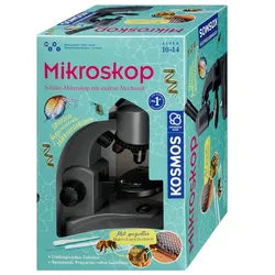 Spiel KOSMOS 636098 - Mikroskop, Schüler-Mikroskop mit exakter Mechanik, ...