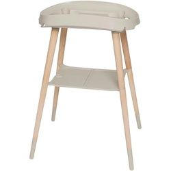 Bebe Jou Badewannenständer , Taupe , Holz , Buche , 60x83.4x49.8 cm , Made in Eu , Pflegen, Baden, Babybadewannen