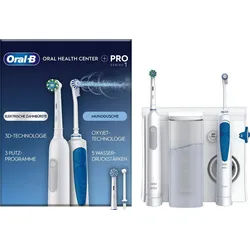 Oral-B Munddusche Oral Health Center, mit PRO Series 1 elektrische Zahnbürste weiß