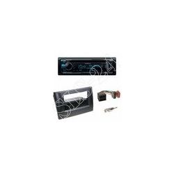 Radioeinbauset 2-DIN mit Fach Fiat Stilo (192) 2001+Kenwood KDC-300UV CD Autoradio iPod/iPhone-Strg