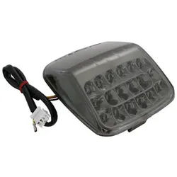 SHIN YO LED-Rücklicht, getöntes Glas und Chromreflektor, HARLEY-DAVIDSON V-Rod 02-08, schwarz