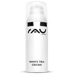 RAU Cosmetics White Tea Cream - Antifaltencreme mit Weißem Tee, Aloe Vera, Shea Butter & Panthenol Creme 50 ml Unisex