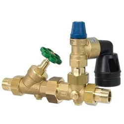 BWG Frankonia Sicherheitsgruppe für geschl. Warmwasserbereiter - Sicherheitsventil 3/4'' x 1'' / 8 bar