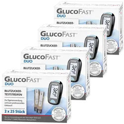 Glucofast Duo Blutzucker-Teststreifen Teststreifen 150 St