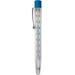 Stalgast Thermometer mit Metall-Clip, -20 °C bis 50 °C, Praktisches Küchenthermometer zur Temperaturmessung, 1 Stück - analog