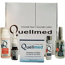 Quellmed Gold: Komplettpflegeset für Gesicht & K√∂rper Set 210 ml
