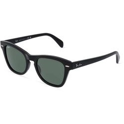 Ray-Ban RB0707S Unisex-Sonnenbrille Vollrand Eckig Propionat-Gestell, Schwarz