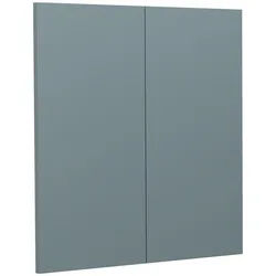 Vicco Küchenfront R-Line Blau-Grau 59.2 x 59 cm Möbelfront für den Hängeschrank , Blaugrau , Holzwerkstoff , Rechteckig , 59.2x59x1.6 cm , Küchen, Küchenmöbel, Küchenschränke, Küchenoberschränke