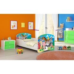 Luxusbetten24 Kinderbett Milena, mit verschiedenen Mustern 80 cm x 180 cm x 90 cm