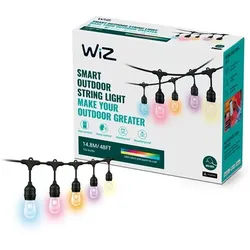 Lichterkette - LED x 12 - RGB - Schwarz