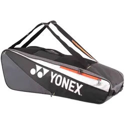 Yonex Racketbag Club Racket (Schlägertasche, 2 Hauptfächer) 2025 schwarz 6er