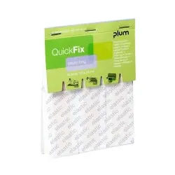 Plum QuickFix Elastic Long Refill Pflaster, Extralange Wundpflaster mit elastischer Fläche für QuickFix Pflasterspender, 1 Nachfüllpackung = 30 Fingerverbände