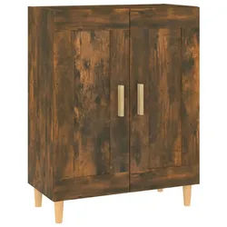 vidaXL Sideboard NA Sideboard Räuchereiche 69,5x34x90 cm Spanplatte braun