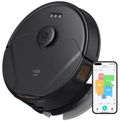 eufy Saugroboter X8 Pro, 50,00 W, LiDAR Navigation, ideal für Hartböden & Teppiche schwarz