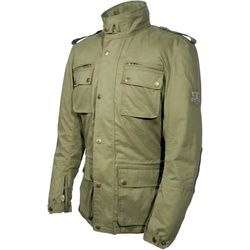 Bores B-69 Military Olive Motorrad Textiljacke, grün, Größe XL