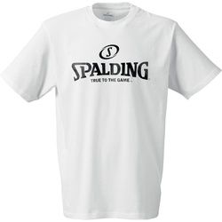 Spalding, Herren, Sportshirt, Logo T-Shirt (XXS), Weiss, XXS
