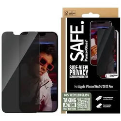 Privacy Screen Protector iPhone 17e | 16e | 14 | 13 | 13 Pro | Ultra-Wide Fit w. EasyAligner