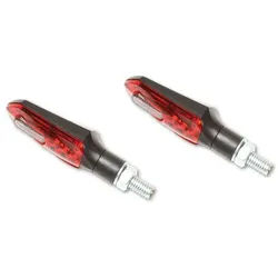 HIGHSIDER smart ARROWHEAD 3in1 LED Blinker, Rücklicht, Bremslicht, getönt/rot, schwarz