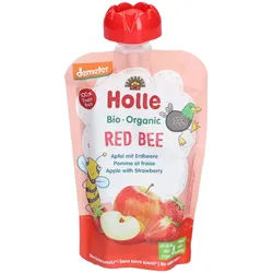 Holle Red Bee Trinkflasche Apfel & Erdbeere bio