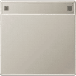 Jung ES2990NA Wippe, mit Schriftfeld, Serie LS, Edelstahl