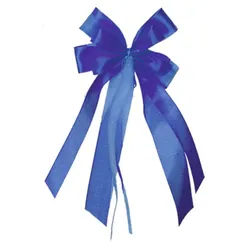 Nestler Schultüte Nestler Geschenkschleife klein blau 17x31cm blau