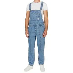 Pepe Jeans für Herren. PM230078 Doug Latzhose blau (L), Lässig, Denim, Bio-Baumwolle, Nachhaltig