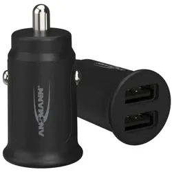 Ansmann USB-Autoladegerät CC212, 2 USB-Ladeports, 12W