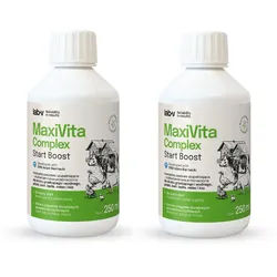 Lab-v MaxiVita Complex - Ergänzungsfuttermittel - Multivitamin, in flüssiger Form, für Raufußgeflügel, Wassergeflügel, Tauben, Schweine, Rinder, Schafe und Ziegen 2x250 ml
