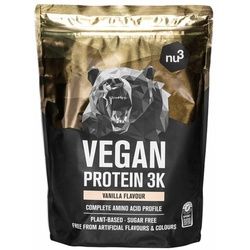 nu3 Vegan Protein 3K Shake, Vanille Pulver 1000 g 1000 g Pulver