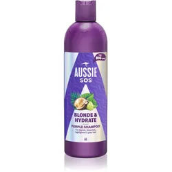 Aussie SOS Blonde & Hydrate violettes Tönungsshampoo für blonde Haare 500 ml