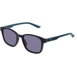 Puma PU0385S Herren-Sonnenbrille Vollrand Eckig Kunststoff-Gestell, Schwarz