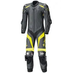 Held Race-Evo II 1-Teiler Motorrad Lederkombi, schwarz-gelb, Größe 56 für Männer