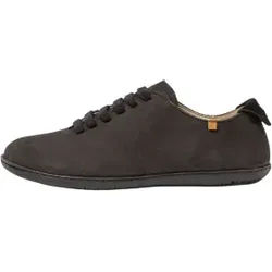 El Naturalista Unisex. 2N2967ZJ0005_001 Leder Turnschuhe N296 The Traveller schwarz (37), Wohnung, Schnürsenkel, Lässig
