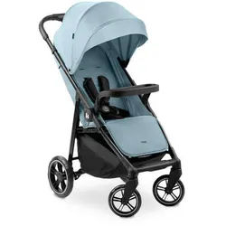 Hauck Buggy , Pastellblau , Metall, Kunststoff, Textil , 40.5x104x51.5 cm , EN 1888 , Feststellbremse, Fußstütze abklappbar, Federung, Verdeckung abnehmbar, 5-Punkte-Gurt, für Babyschale geeignet, Einhand-Faltmechanismus, abnehmbarer Schutzbügel , Baby on Tour, Kinderwagen, Buggys