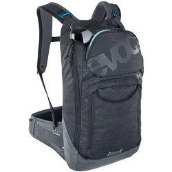 evoc Trail Pro 10L Protektorrucksack - Black/Carbon Grey