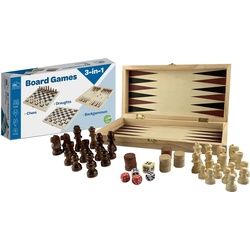 Game Factory Wooden 3-in-1 Game (FSC) (208000)