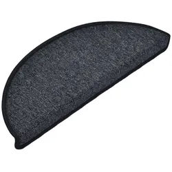 vidaXL Stufenmatte 65 x 24 x 4 cm Stufenmatten 10 Stk 65x28 cm Dunkelgrau grau
