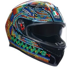 AGV K3 Rossi Winter Test 2018 Helm, mehrfarbig, Größe XL für Männer