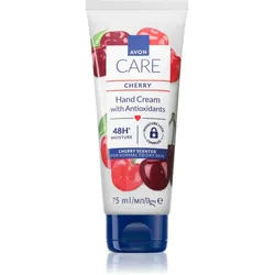 Avon Care Cherry feuchtigkeitsspendende Creme für die Hände für normale und trockene Haut 75 ml