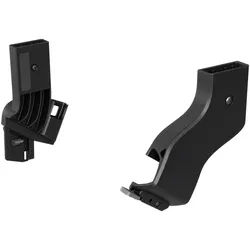 Thule Adapter , Schwarz , Kunststoff , 12.4x5.6x28.4 cm , Baby on Tour, Kinderwagen, Kinderwagenzubehör, Kinderwagen-Adapter