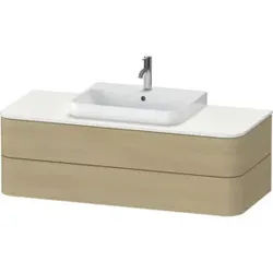 Duravit Waschtischunterschrank o. ES Happy D.2 Plus 40,8x130x55cm, 2 SchKa., Medit. Eiche
