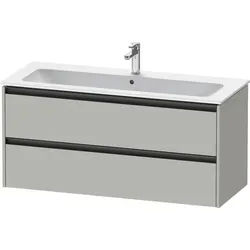 Duravit Ketho.2 Waschtischunterbau wandhängend Betongrau Matt 1210x480x550 mm - K25265007070000 K25265007070000