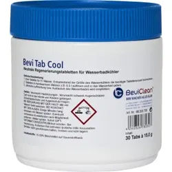 Bevi Tab Cool Neutrale Regenerierungstabletten, Für Wasserbad- Kühler, 30 Stück