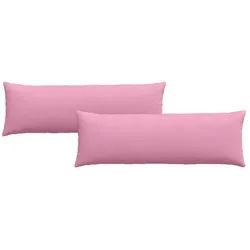 vidaXL Sitzauflage Sofakissen 2 pcs Rosa 120 x 40 cm Stoff, (2 St) rosa