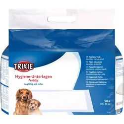 TRIXIE Hygiene-Unterlage Nappy, 60 x 60 cm, 50 Stück