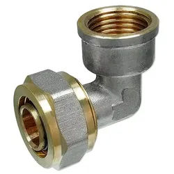 Schraubfitting-Übergangswinkel mit Innengewinde - 16 x 2,0 mm - 1/2'' für Alu-Mehrschicht-Verbundrohr