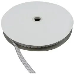 Klettpunkte auf Rolle, Haken | 10 mm | weiß, Nylon|Polyester