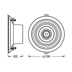 Ledvance Decor Filament Halo LED-Downlight